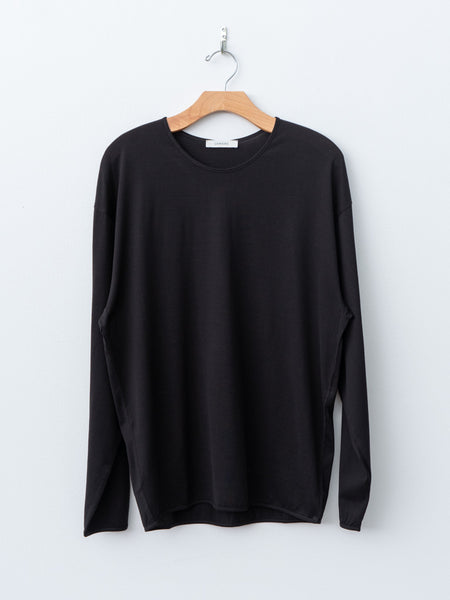 LEMAIRE オフホワイト LS Relaxed Tシャツ LEMAIRE ルメール SS25 LS RELAXED TEE / CHALK WHT - NUBIAN