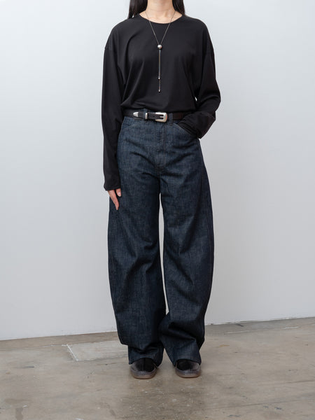 Namu Shop - Lemaire LS Relaxed Tee - Black