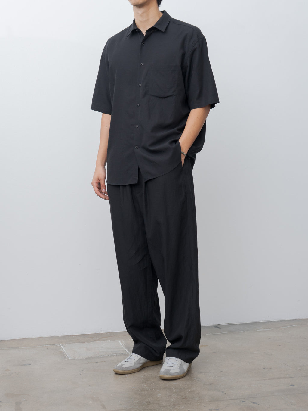 Namu Shop - Yoko Sakamoto Fit S/S Shirt - Black