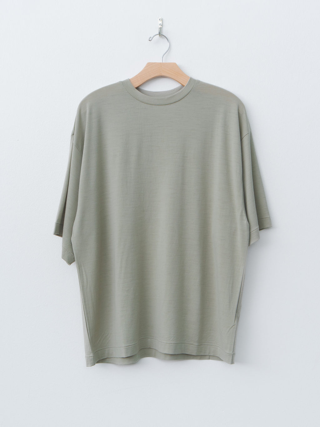 Namu Shop - Kaptain Sunshine Super Soft Merino Tenjiku Half Sleeve Tee - Misty Green