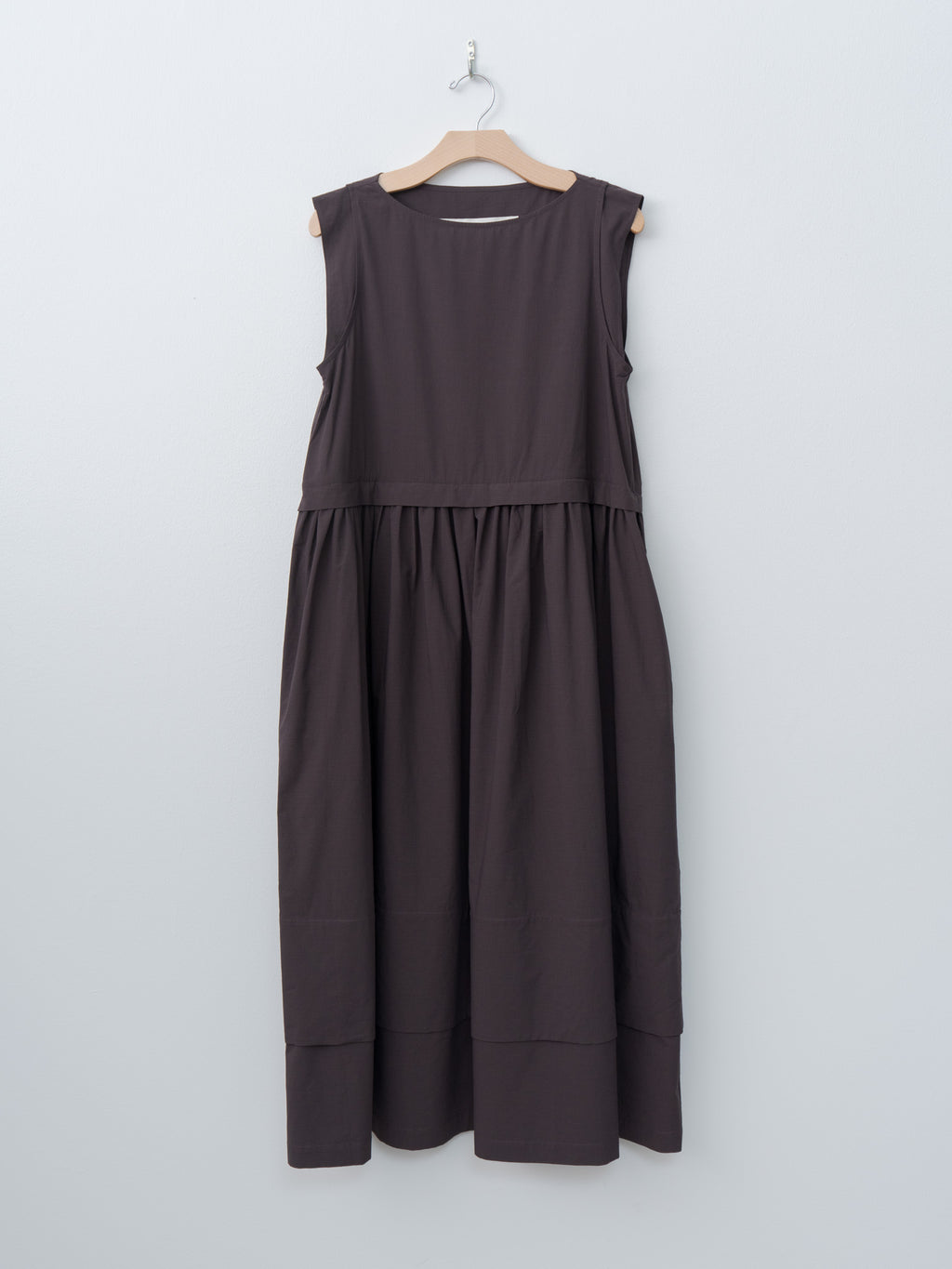 Namu Shop - Toogood The Potter Dress - Fine Ripstop Cotton Coffee