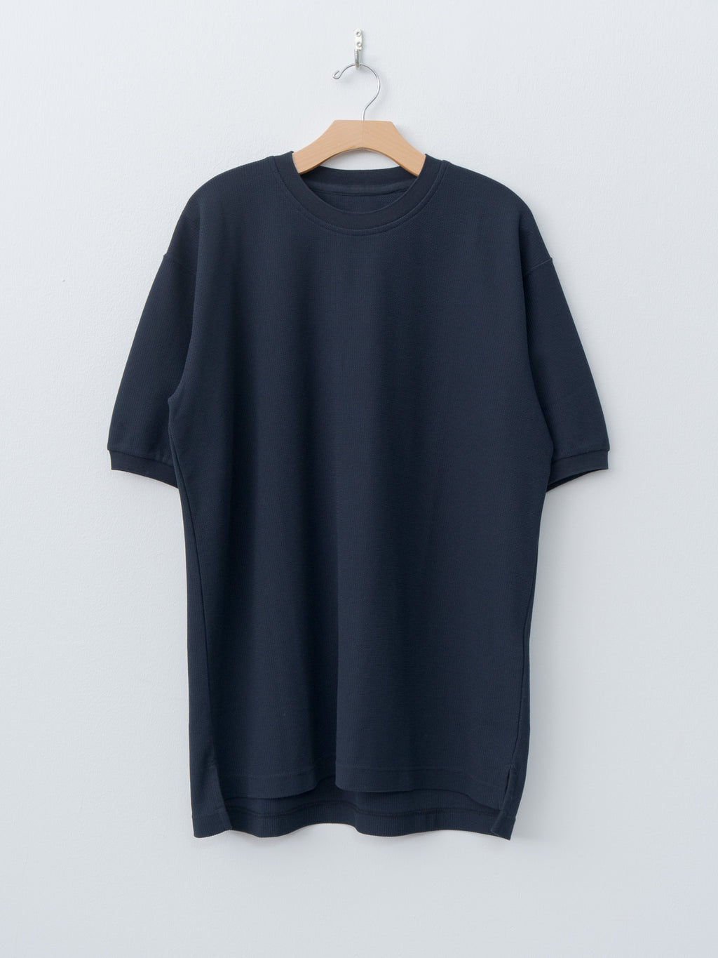 Namu Shop - ts(s) Cotton Poly Dry Jersey Big T-shirt - Navy