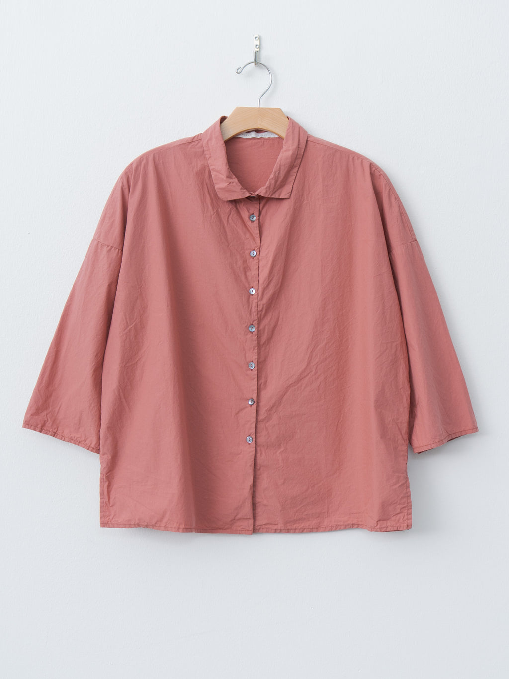 Namu Shop - Album di Famiglia Short Collar Shirt TC - Coral
