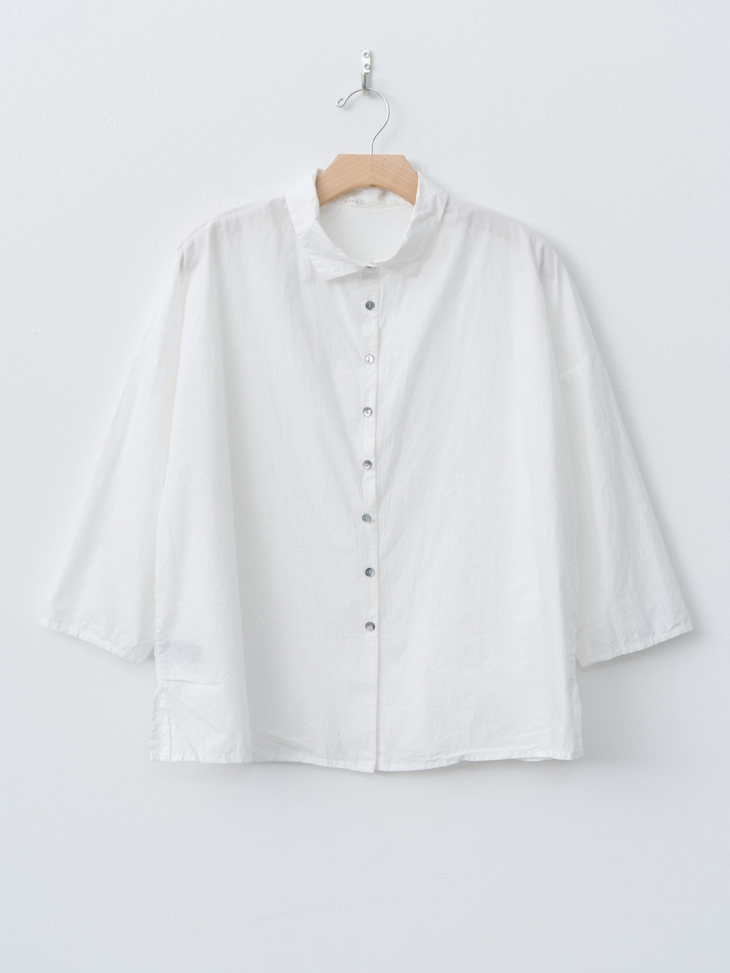 Namu Shop - Album di Famiglia Short Collar Shirt TC - Milk