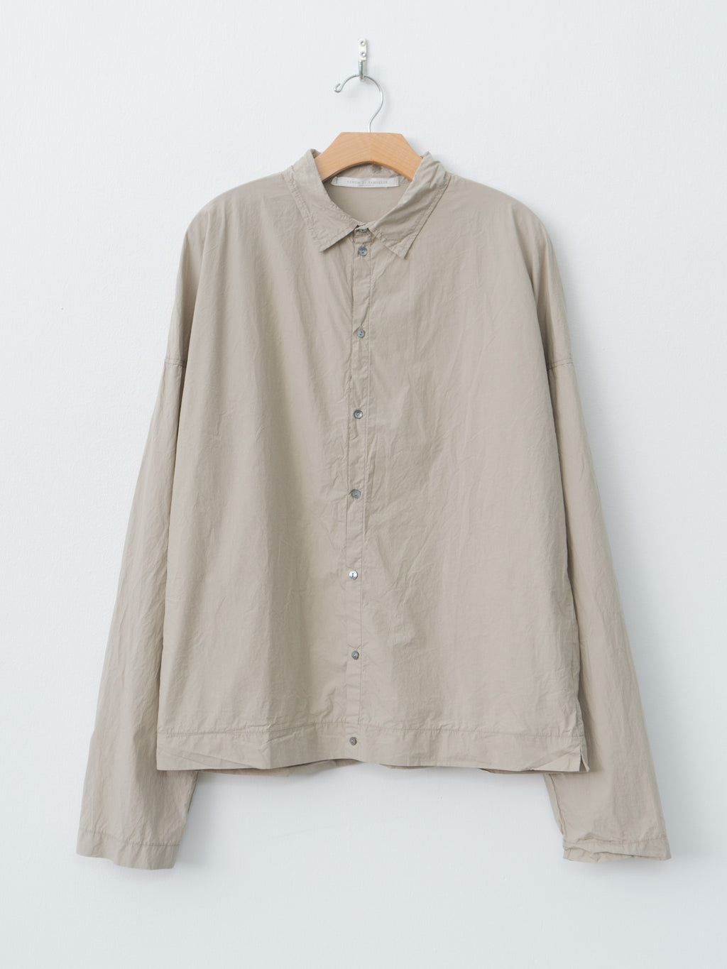 Namu Shop - Album di Famiglia Unisex Collar Shirt TC - Stone