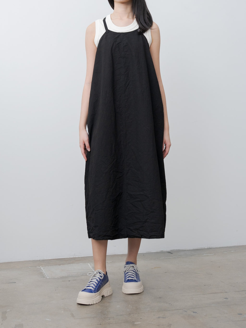 Namu Shop - Album di Famiglia Salopette Skirt CC - Black