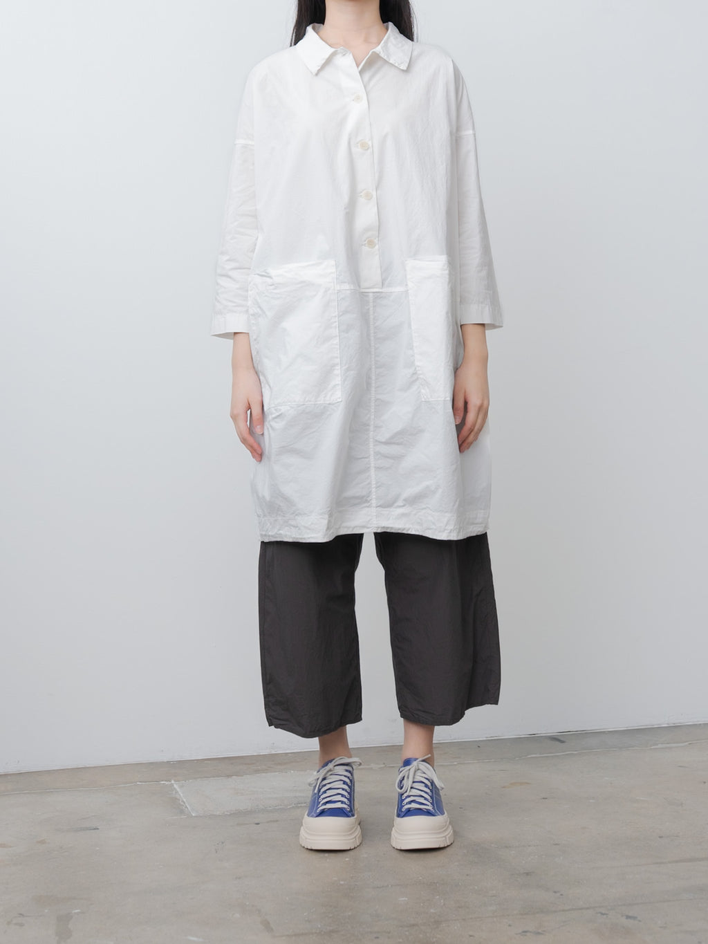 Namu Shop - Album di Famiglia Collar Dress TASCHE TS - Milk