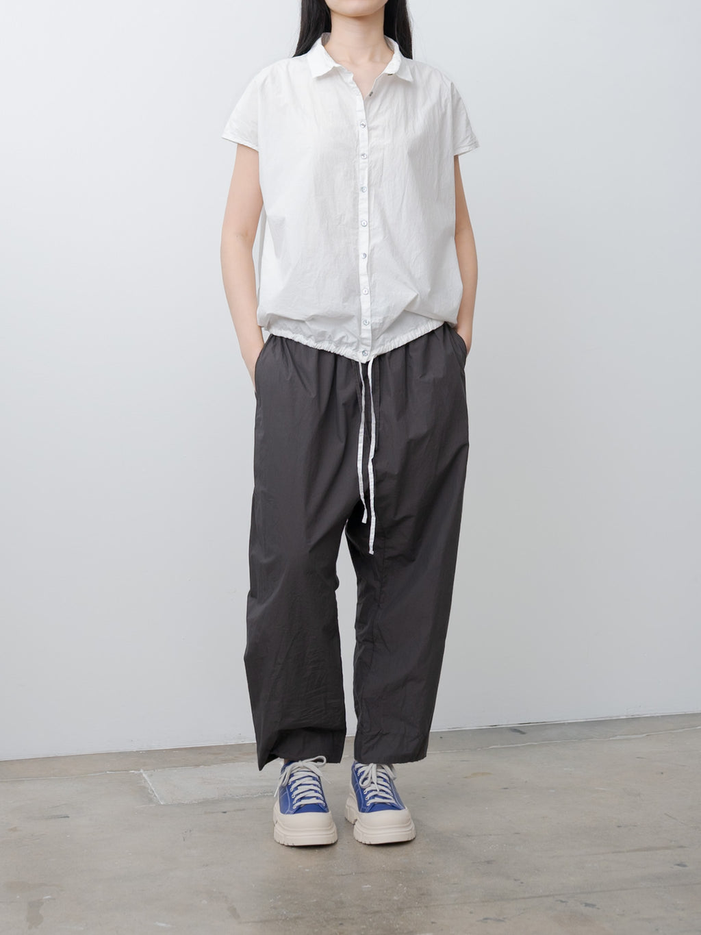 Namu Shop - Album di Famiglia Short Sleeveless Shirt TC - Milk