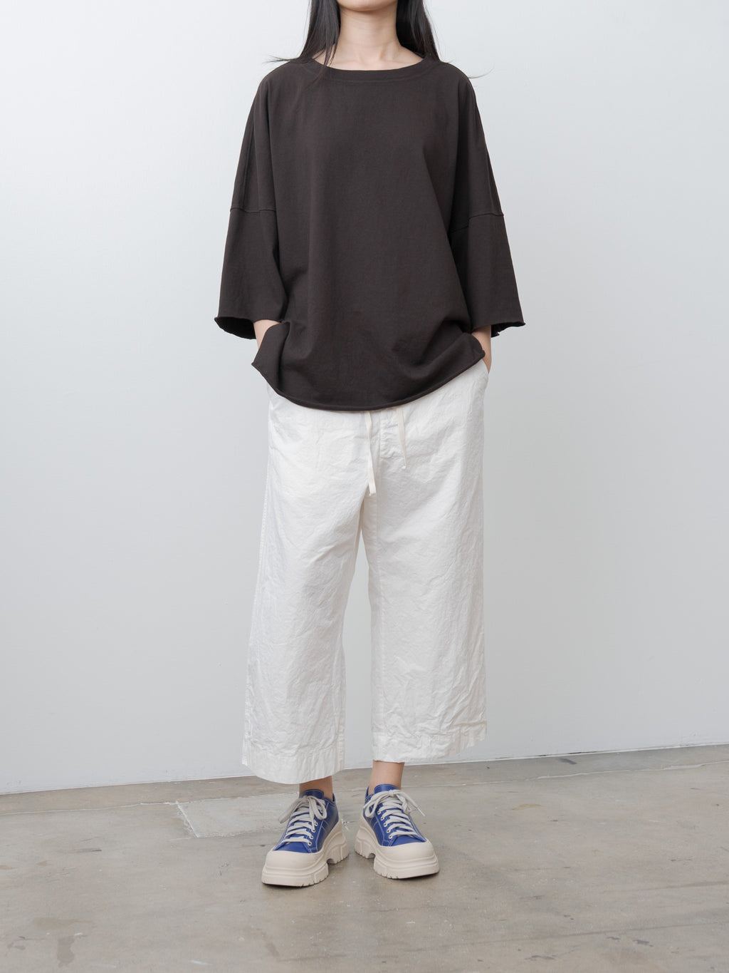 Namu Shop - Album di Famiglia Wide & Short Trousers CC - Milk