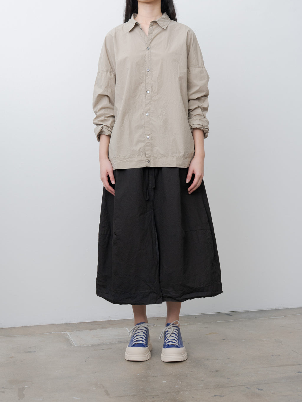 Namu Shop - Album di Famiglia Unisex Collar Shirt TC - Stone