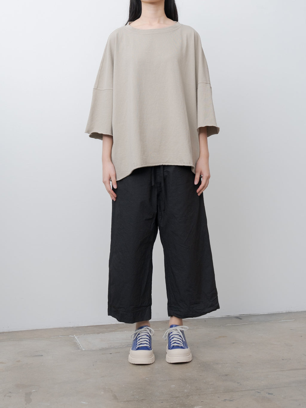 Namu Shop - Album di Famiglia Wide & Short Trousers CC - Black