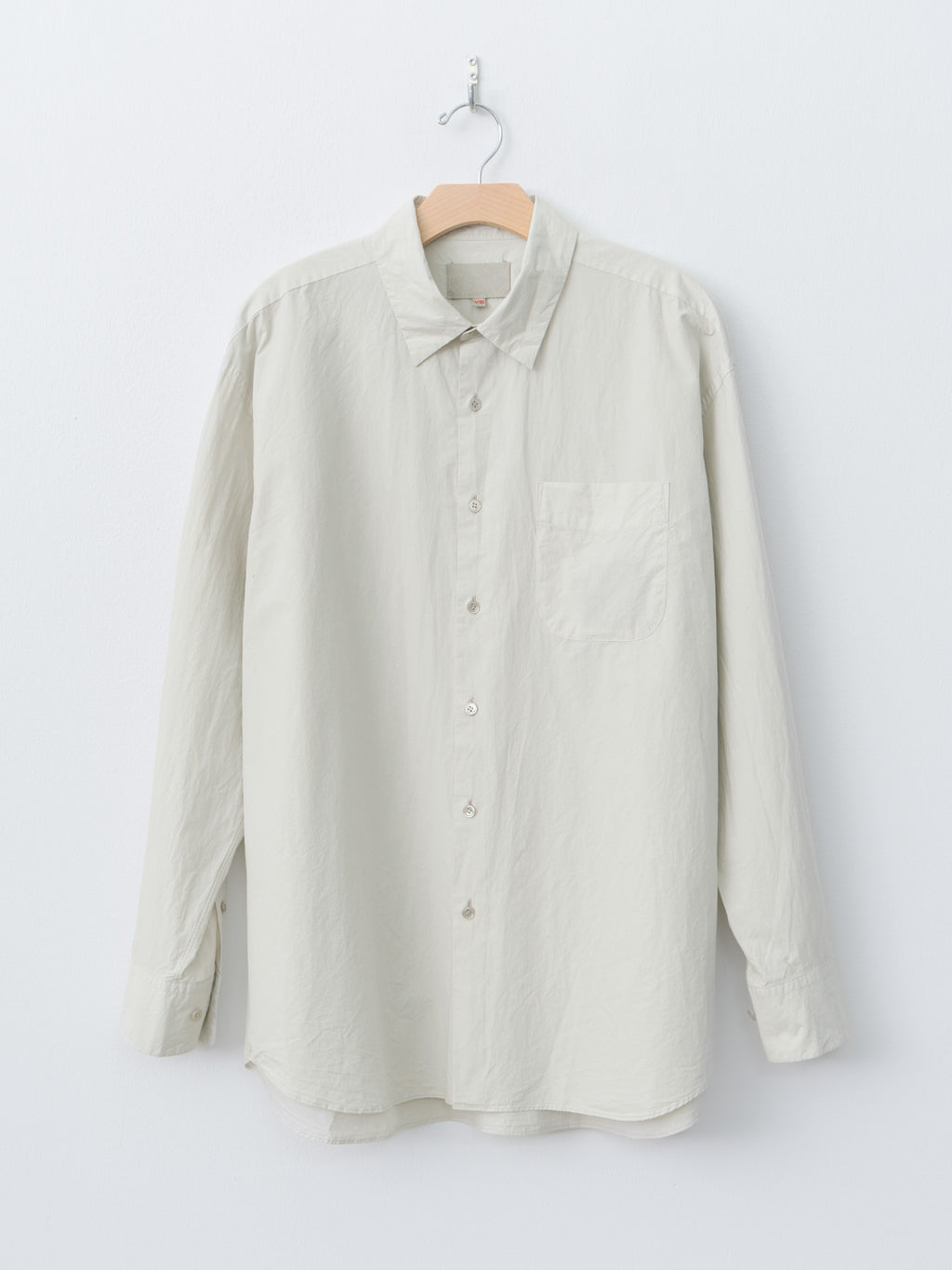 Namu Shop - Yoko Sakamoto Natural Dyed Regular Collar Shirt - Black Rice