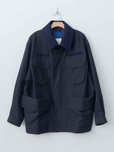 Namu Shop - Document Water Repellent Wool Field Jacket - Navy