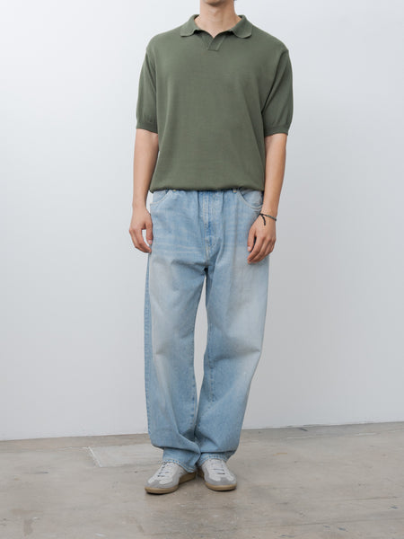 Namu Shop - Yoko Sakamoto 5 Pocket Easy Pants - Light Indigo