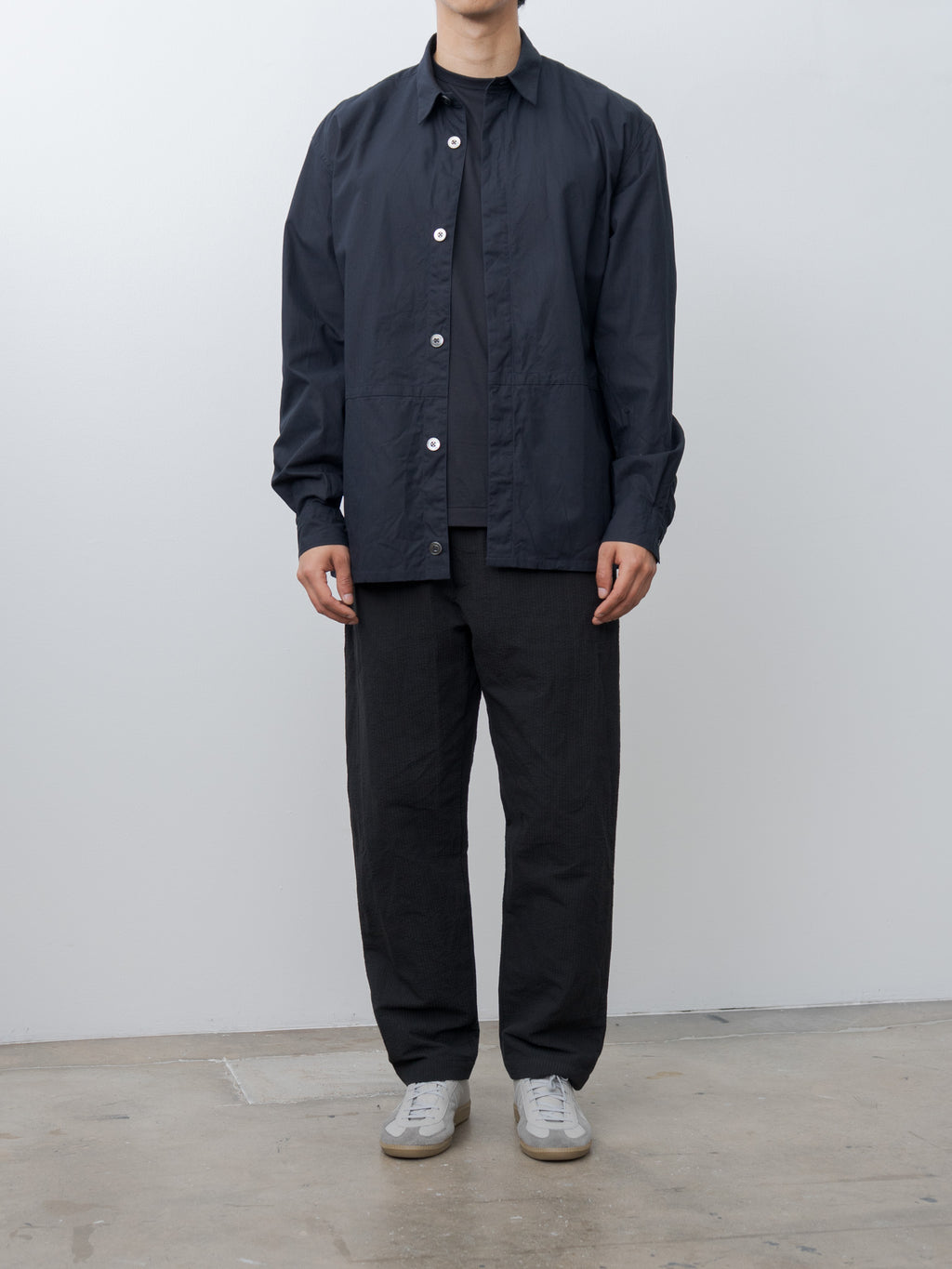 Namu Shop - Fujito Uncle Shirt - Navy