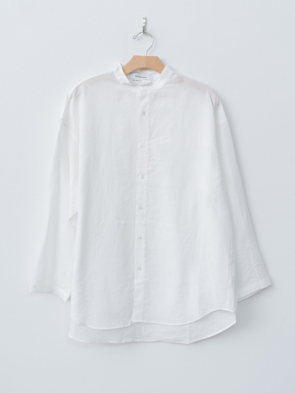 Namu Shop - Veritecoeur Unisex Linen Shirt - White