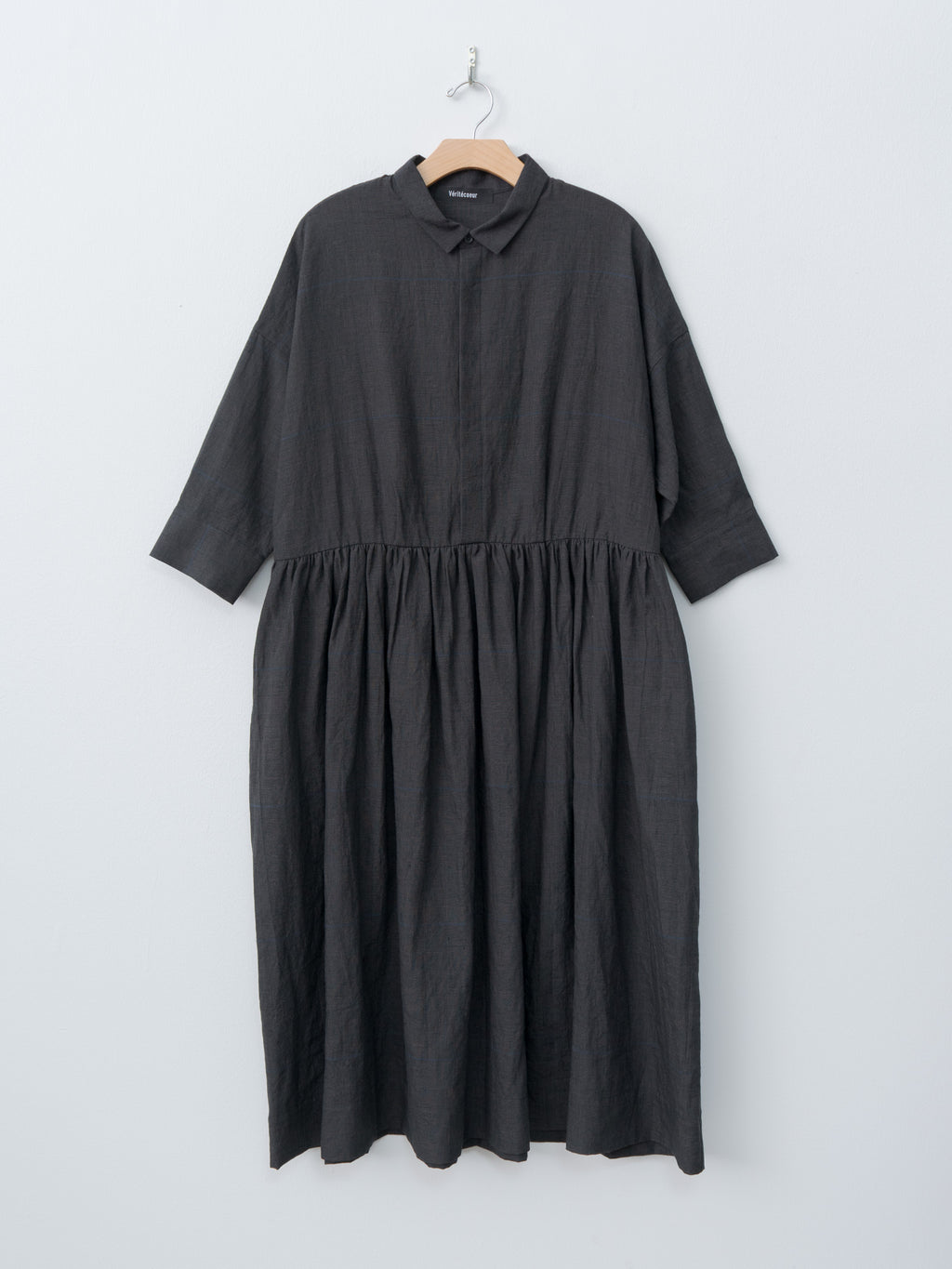 Namu Shop - Veritecoeur Glen Check Dress - Gray Check