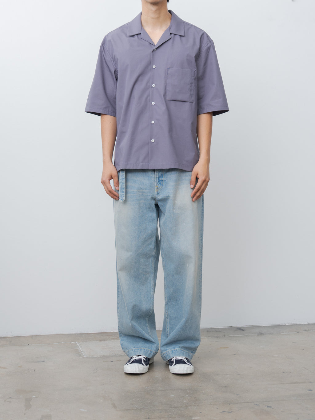 Namu Shop - S.K. Manor Hill Aloha Shirt - Aubergine Cotton