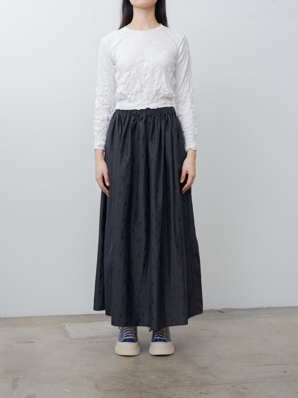 Namu Shop - Eleph Some Skirt - Navy
