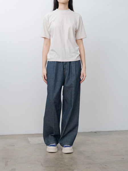 FRESCA NUBUCK | MOCKNECK T-SHIRT – ATON | エイトン