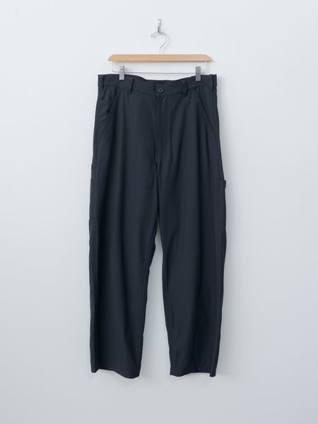 Namu Shop - Yleve Viscose Cotton Painter Pants - Charcoal Navy