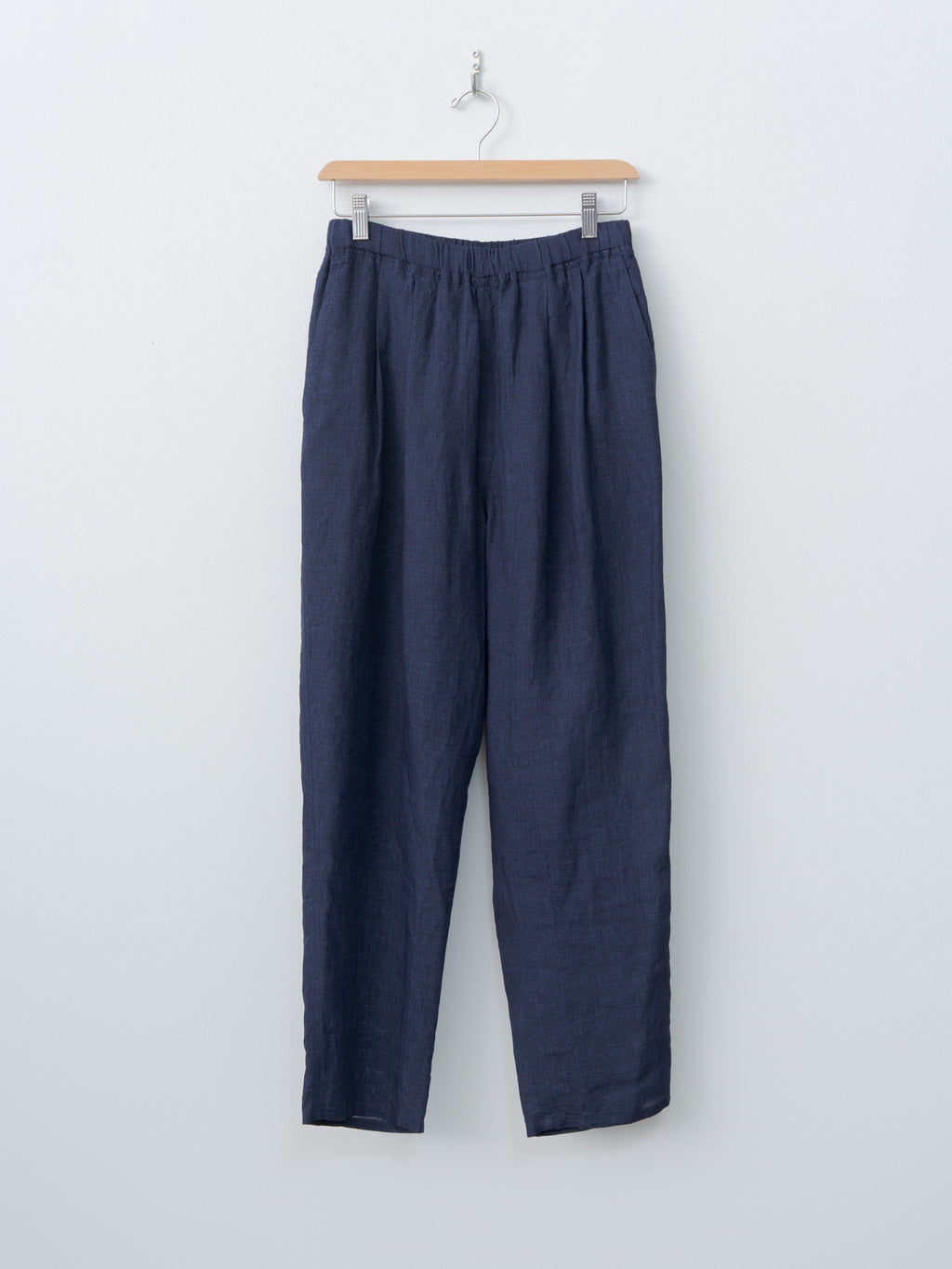 Namu Shop - Yleve Linen Poplin Trouser - Navy