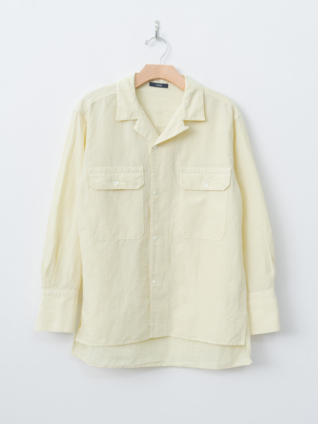 Namu Shop - Yleve Cotton Ramy Broad Shirt Jacket - Butter