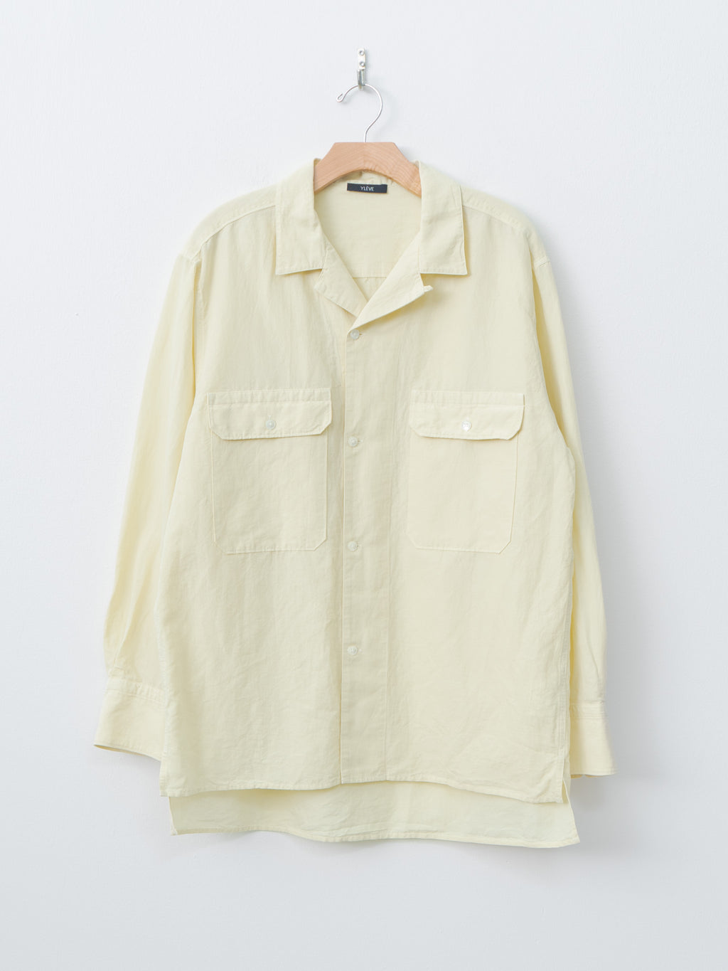 Namu Shop - Yleve Cotton Ramy Broad Shirt Jacket - Butter