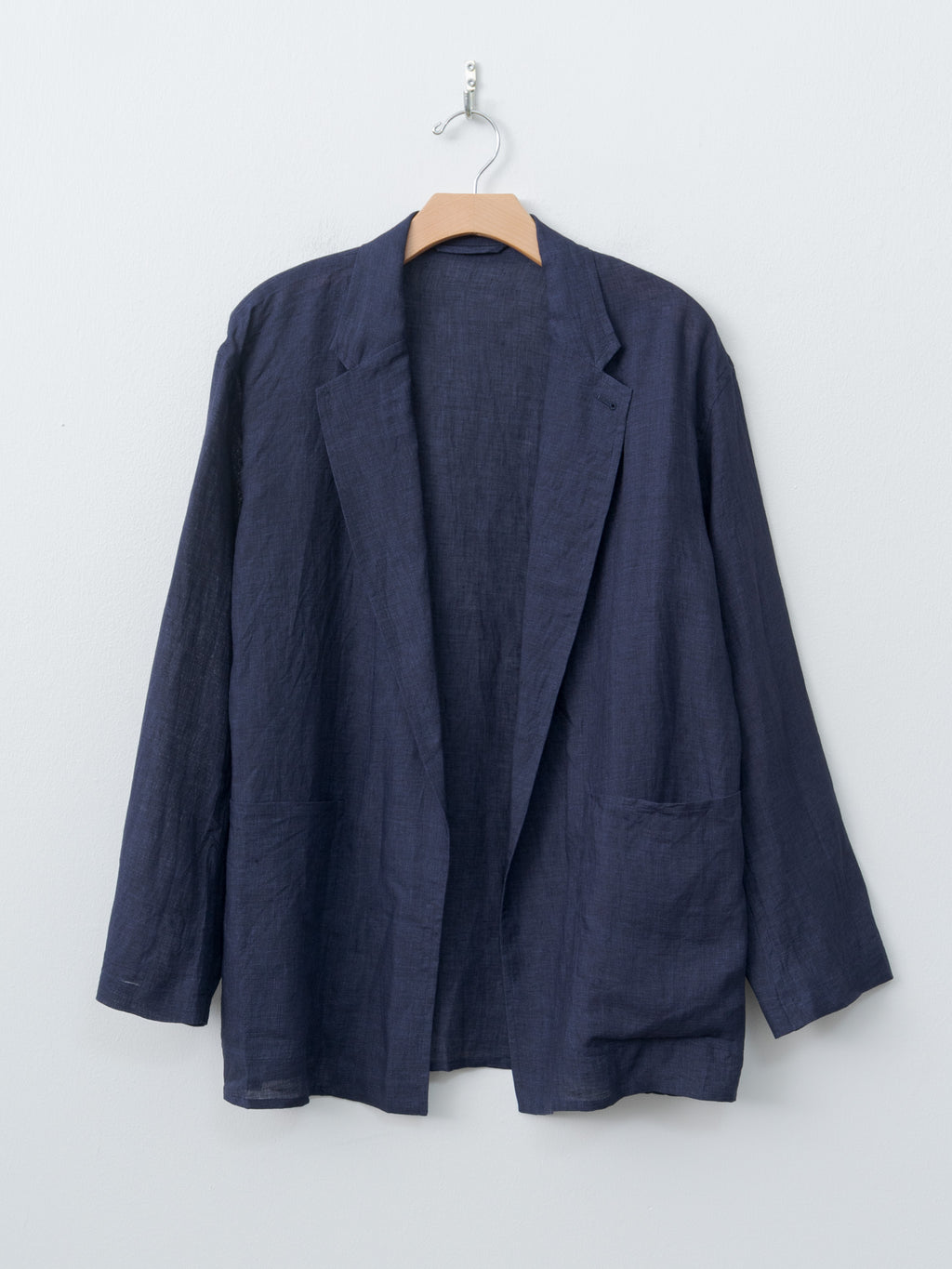 Namu Shop - Yleve Linen Poplin Jacket - Navy
