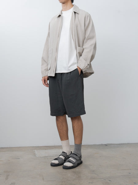 ATON◆LINEN WEATHER BASIC SHORT PANTS /2/リネン/BLK/399698 Soft Autumn Tan Linen Shorts