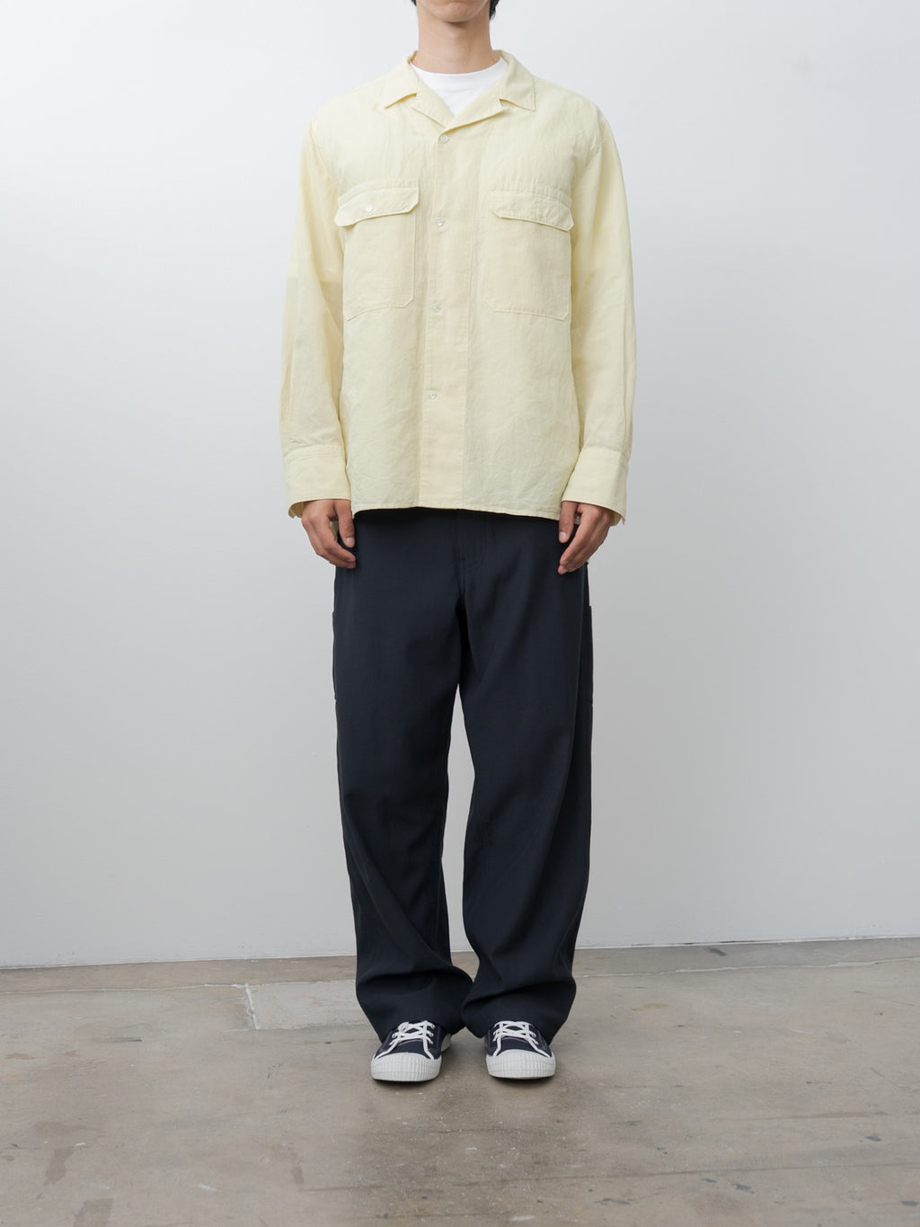 Namu Shop - Yleve Cotton Ramy Broad Shirt Jacket - Butter