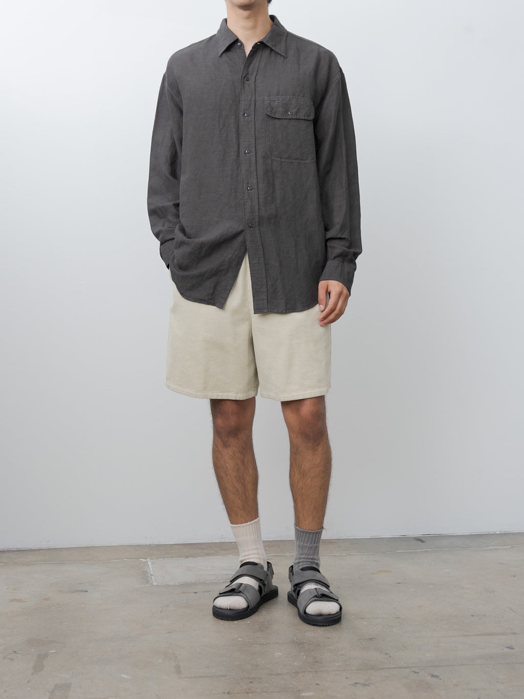 Namu Shop - Yleve Organic Cotton Corduroy Shorts - Butter