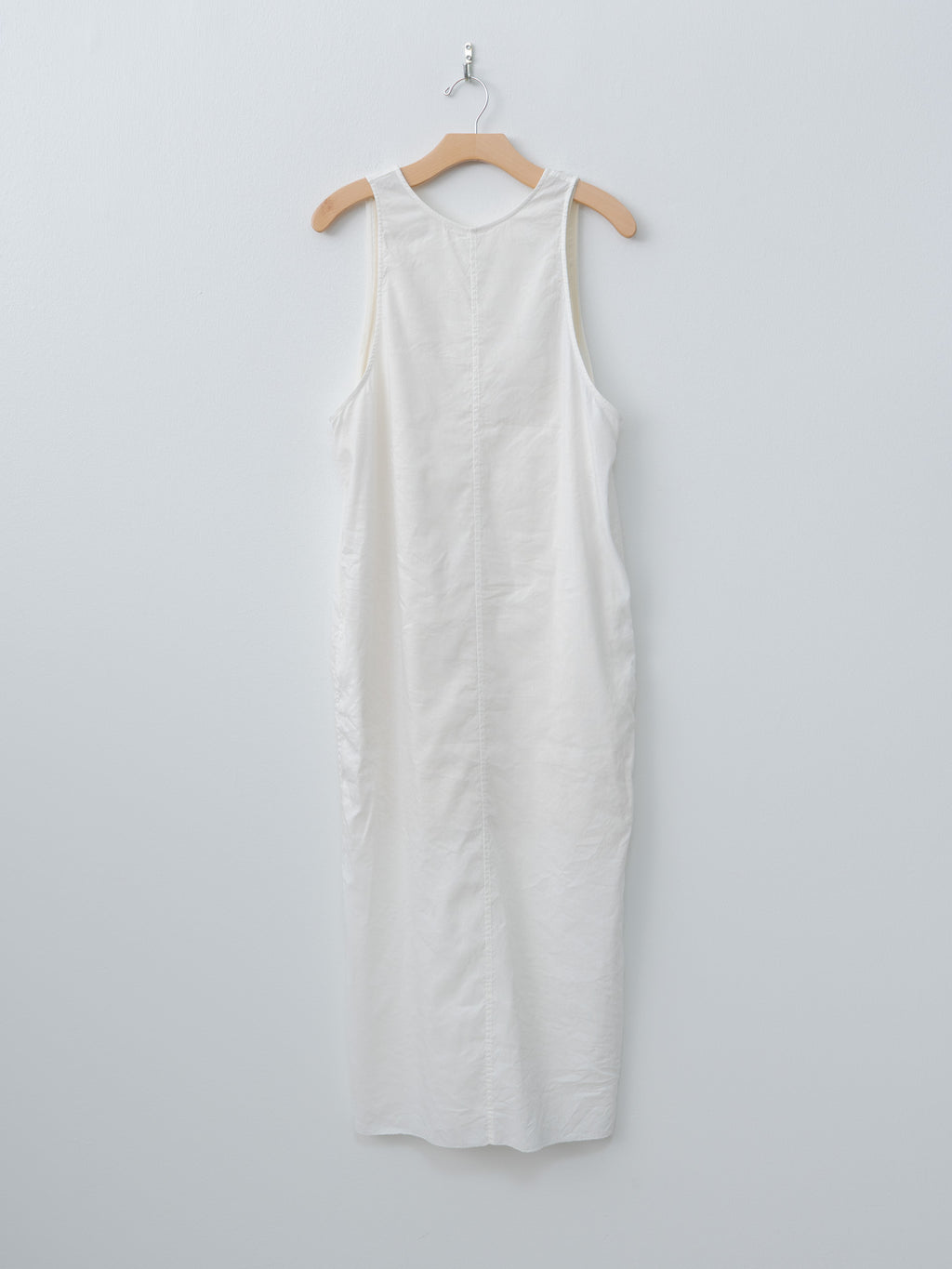 Namu Shop - Unfil Washed & Wrinkled Cordlane Dress - Off White