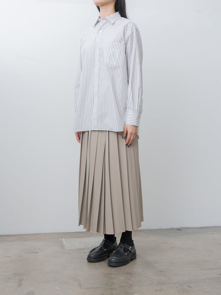 YLÈVE イレーヴ COTTON RAMIE BROAD SHIRT Namu Shop - Yleve Cotton Ramy Broad Shirt Jacket - Butter