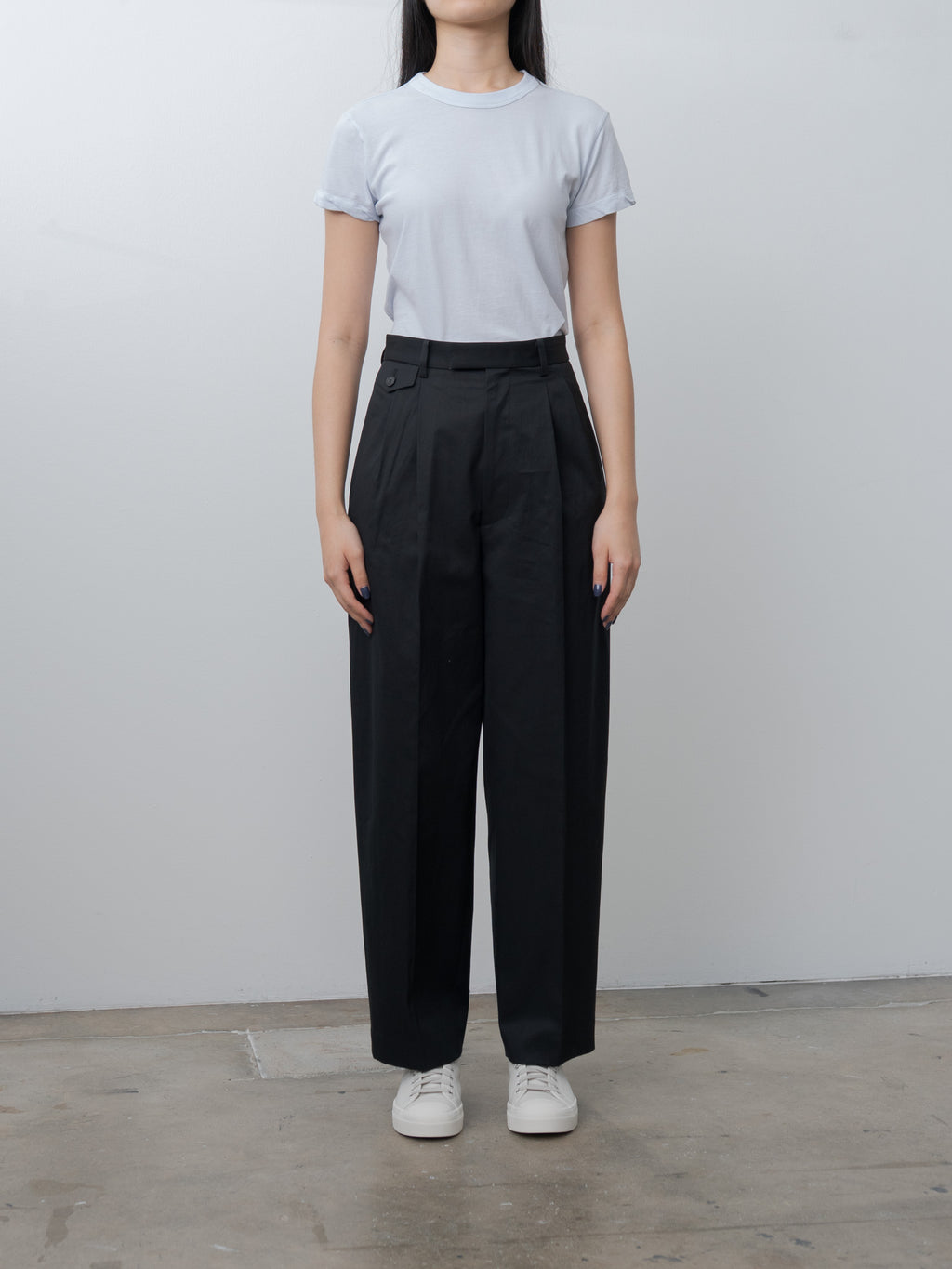 Namu Shop - Yleve Highcount Dry Gaba Trouser - Black