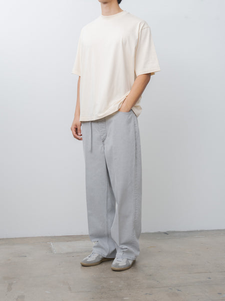 blurhms） Cotton Napping Border Super Size Tee (BHS23S037