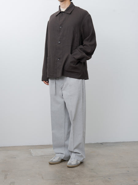 【超美品】Linen Twill Hospital Jacket blurhms Linen Twill Hospital Jacket (BHS22S006) | blurhms / Jacket