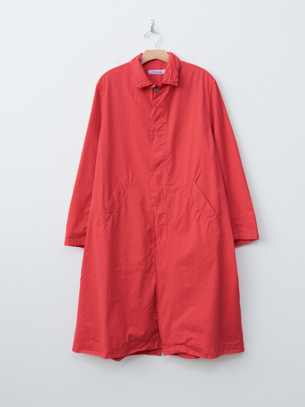 Namu Shop - Veritecoeur Garment-dyed Coat - Red