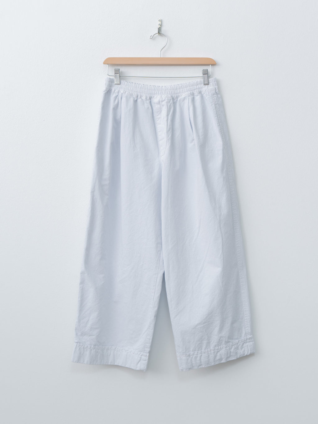 Namu Shop - Veritecoeur Garment-dyed Pants - Light Blue