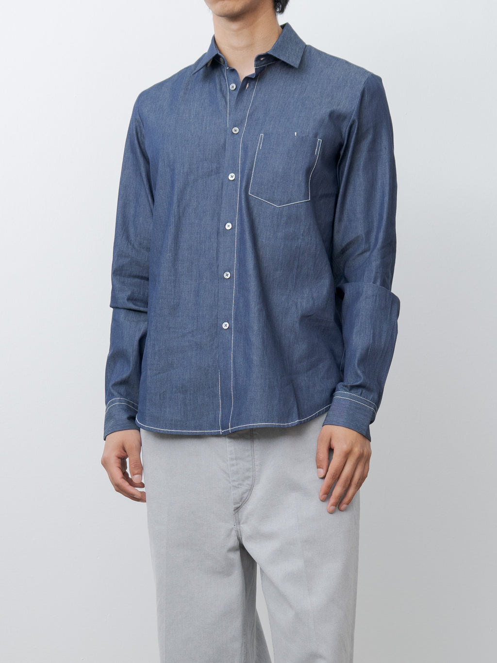 Namu Shop - Jan Machenhauer Chris Shirt - Blue