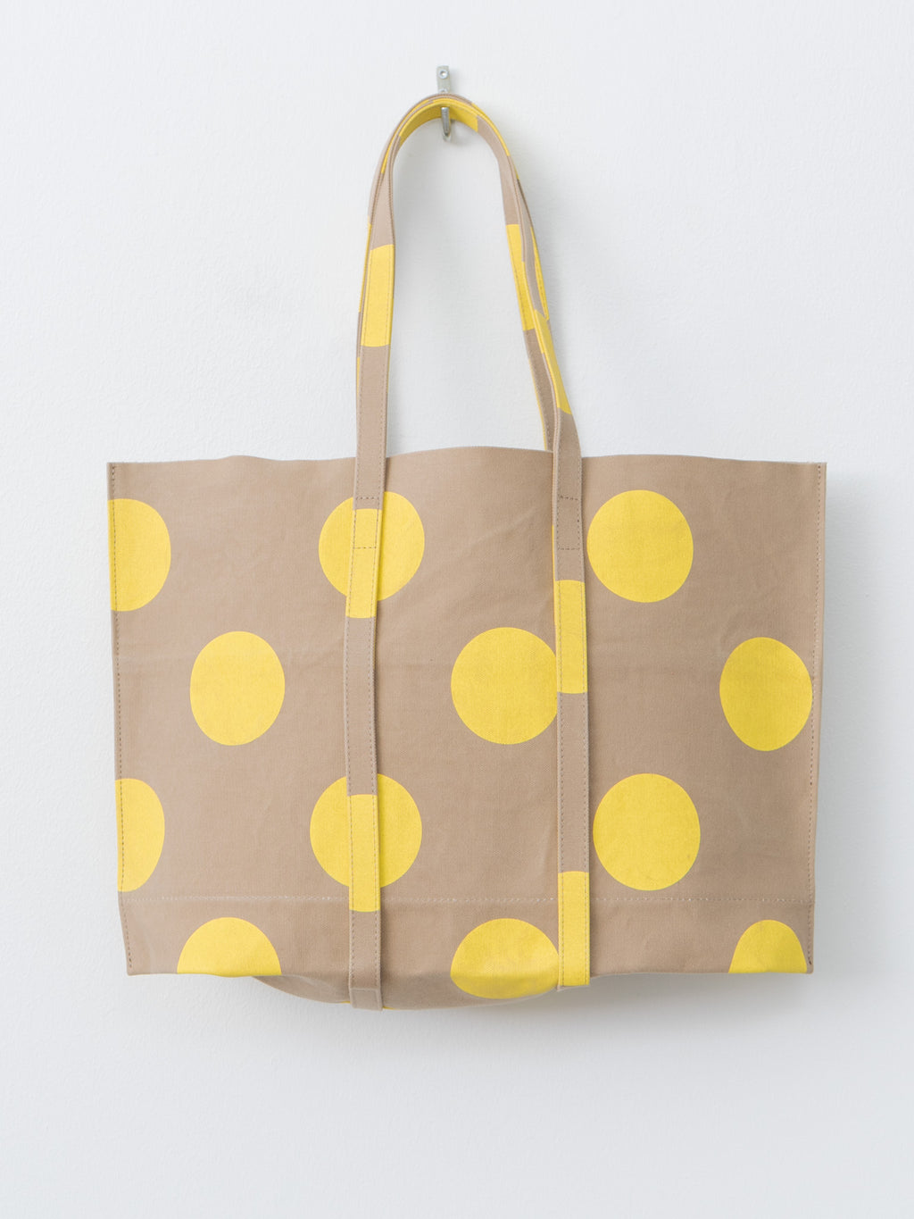 Namu Shop - Amiacalva Washed Canvas Medium Tote v2 - Yellow Dot