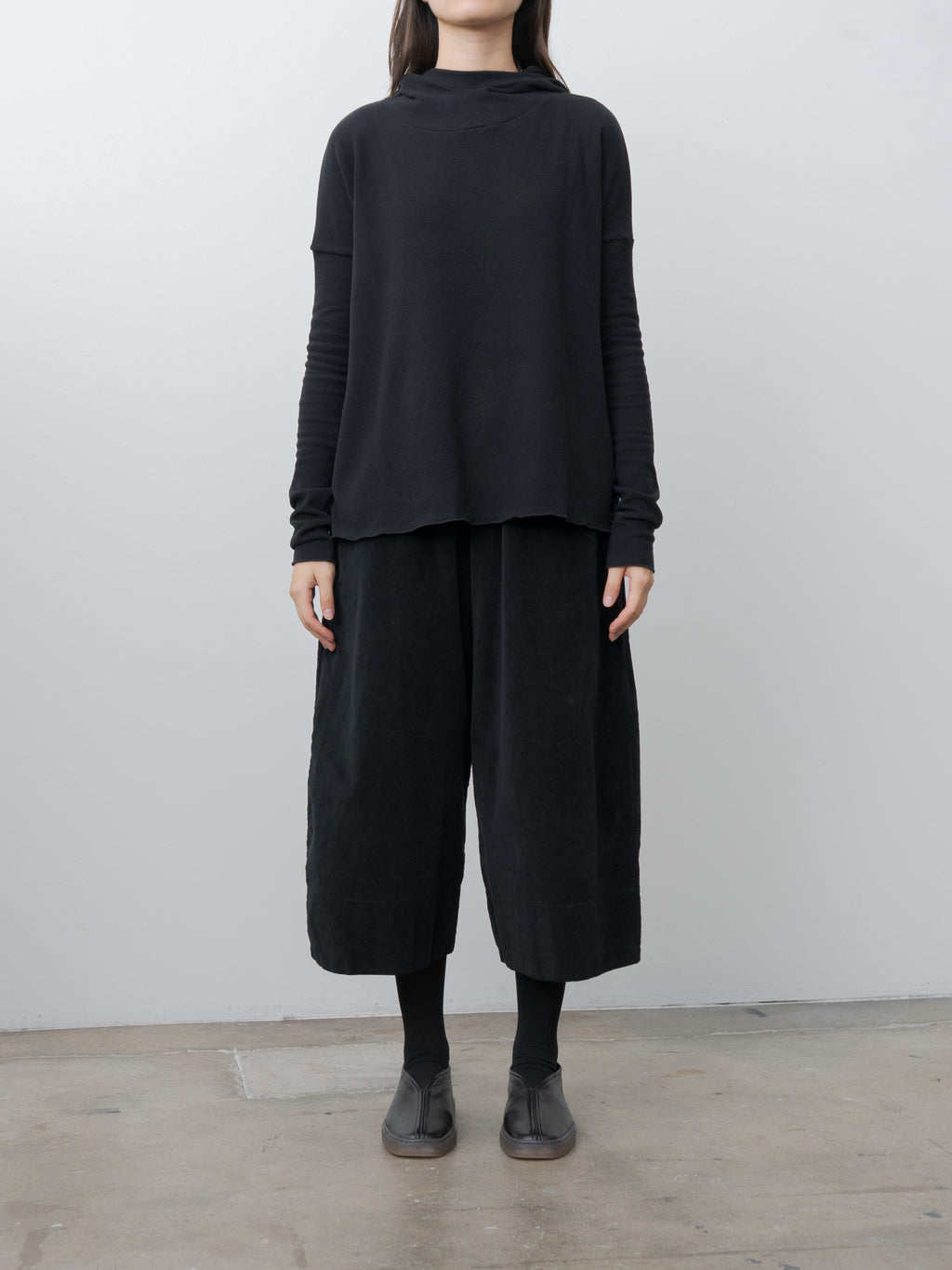 Namu Shop - Album di Famiglia Wide Trousers V - Black