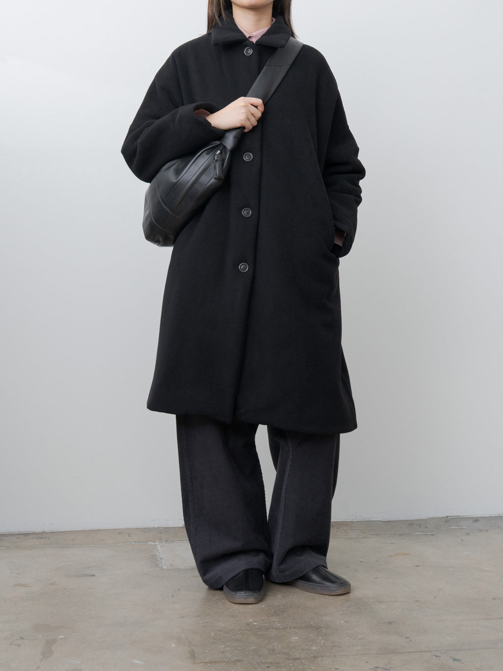 Namu Shop - Casey Casey Big Blobby Coat KASPER - Black