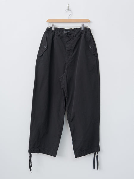 casey casey ペーパーイージーサルエルパンツ黒 Namu Shop - Casey Casey Abel Pants PAPER COT - Pitch Black