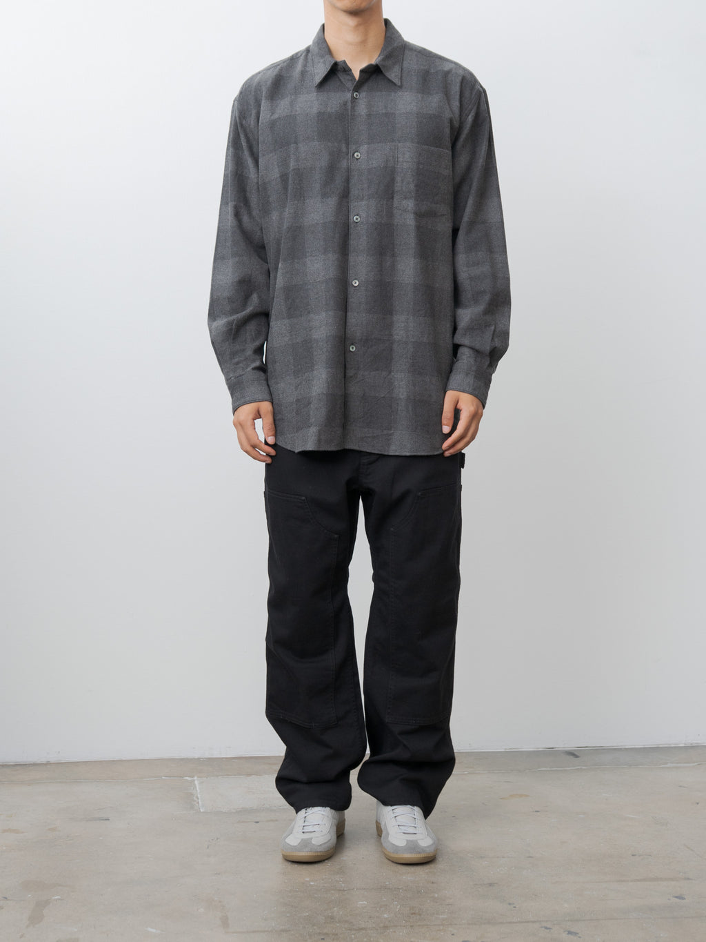 Namu Shop - Fujito B/S Shirt - Charcoal Check