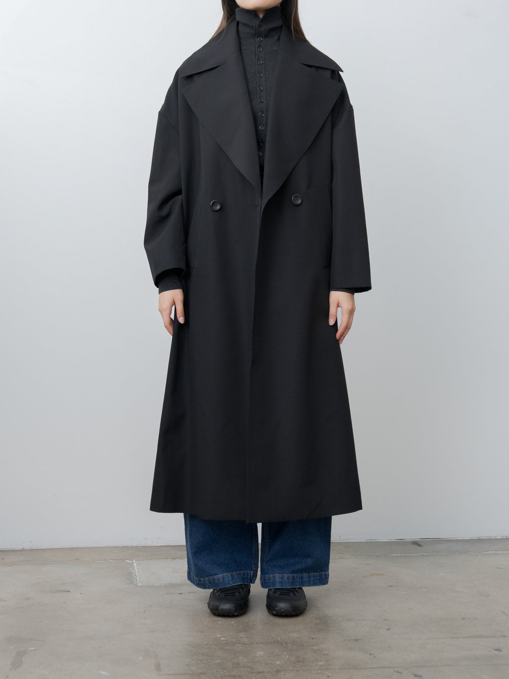 Namu Shop - Toogood The Groundsman Coat - Compact Suiting Flint