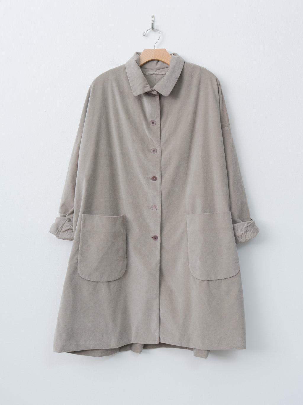 Collar Coat V - Marron Glace