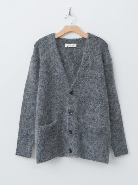 Mohair Cardigan - Charcoal Mohair Cardigan - Charcoal