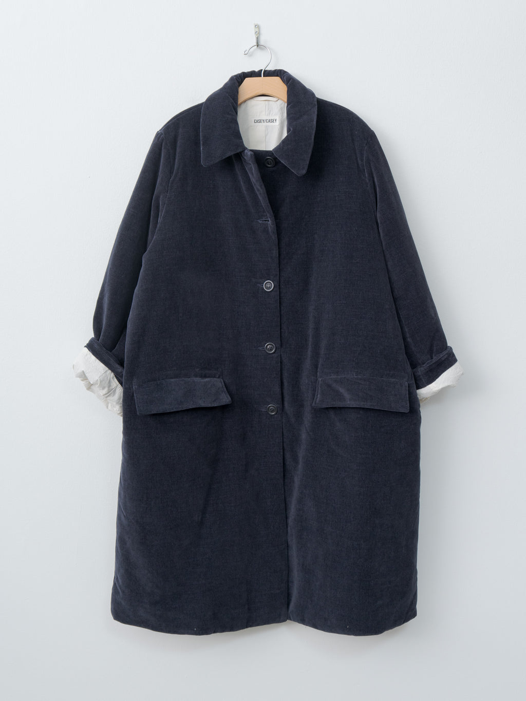 Milu Coat L VELVET - Navy