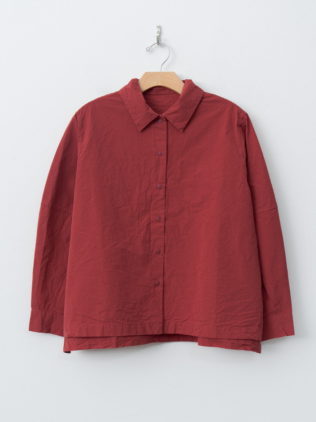 Elena Shirt PAPER COT - Rusty